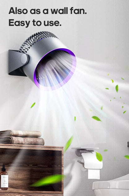 KINSCOTER Multifunktionaler Elektrischer Ventilator Zirkulator Kabellos Tragbar Zuhause Leiser Ventilator Desktop Wand Deckenventilator Luftkühler | Brehn