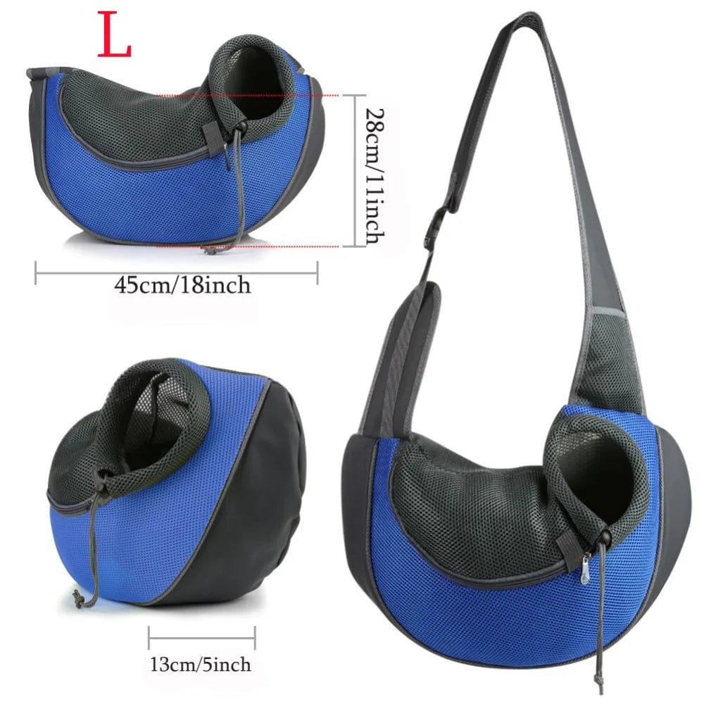 Mesh Oxford Haustier Outdoor Reise Haustier Welpen Trage Tasche Handtasche Beutel Ein Schultertasche Sling Mesh Komfort Reise Tote Schultertasche | Brehn