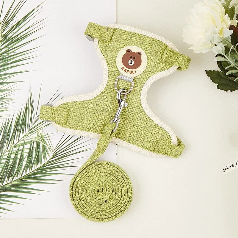 Neueste niedliche Kaninchen-Harness- und Leinen-Set Kaninchenhaustieraccessoires Weste Harnesses Kaninchenleinen für Outdoor-Spaziergänge Haustierzubehör | Brehn