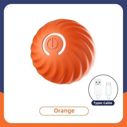 Smart Dog Toy Ball Elektronisches Interaktives Haustier Spielzeug Bewegende Kugel USB Automatisch Bewegend Springend für Welpen Geburtstagsgeschenk Katze Produkt | Brehn