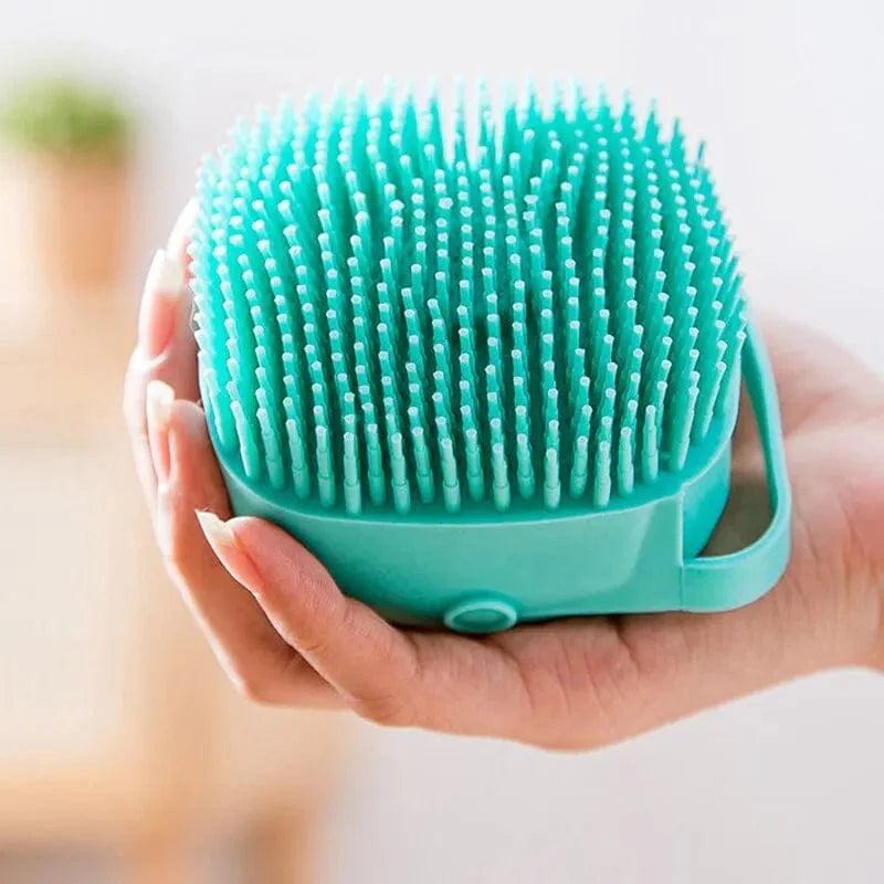 Haustier-Badebürste Weiche Silikon-Massager Duschgel Badebürste Reinigungswerkzeuge Kamm Hund Katze Reinigung Pflegeprodukte | Brehn