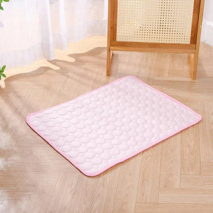 Planet Gates Summer Cooling Pet Mat Gel Ice Pad for Dogs Cats Breathable Soft Kennel Bed Non-Slip Hot Weather Cool Pad Pet Supplies