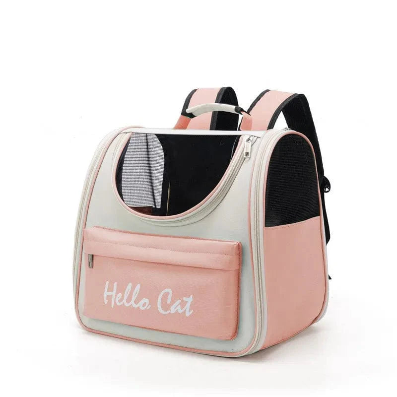 Katentrage Taschen Winddicht Outdoor Reise Rucksack für Katzen Kleine Hunde Transport Tragetasche Katzenrucksäcke mit Kissen | Brehn