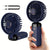 Planet Gates Portable Handheld Mini Fan USB Rechargeable with LED Display 5 Speeds 90° Foldable Battery Operated for Office Bedroom Outdoor Travel Camping Back to School Supplies