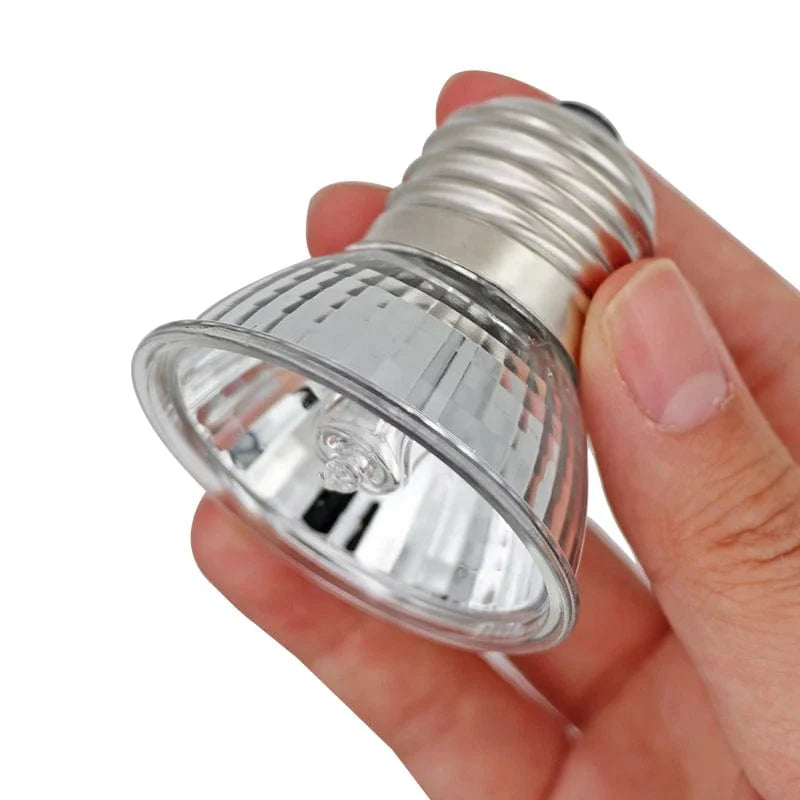 Reptilienlampe 25/50/75W UVA+UVB 3.0 Haustier Wärmelampe Glühbirne Schildkröte Basking UV Lichtlampen Amphibien Eidechsen Temperaturregler | Brehn