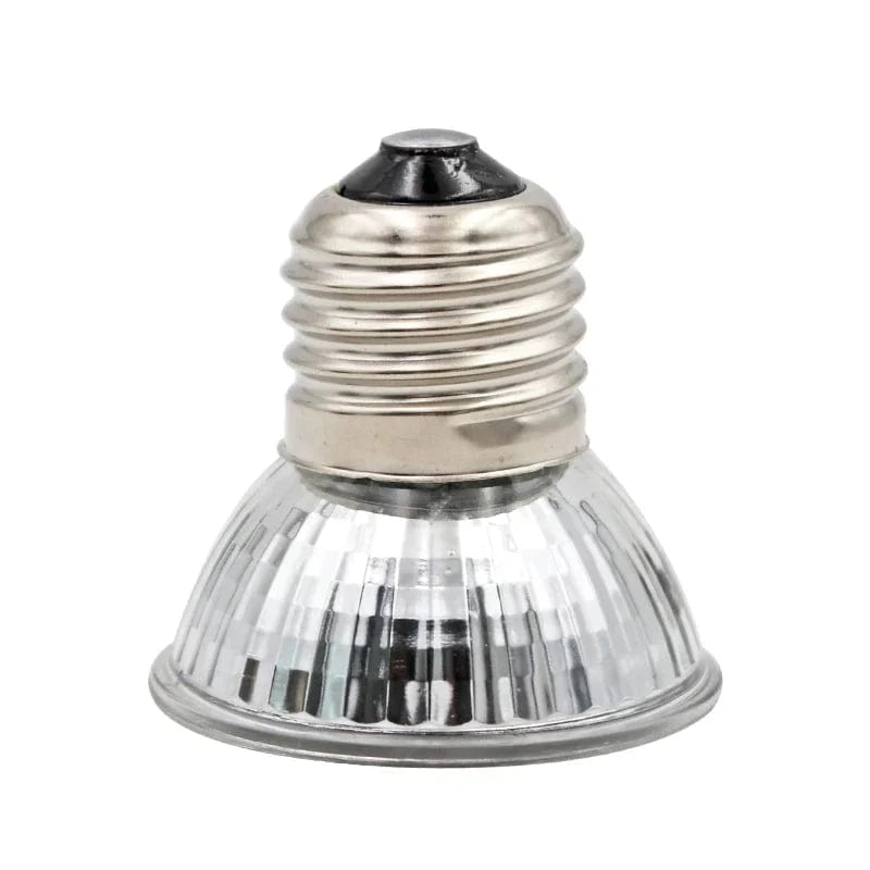 Reptilienlampe 25/50/75W UVA+UVB 3.0 Haustier Wärmelampe Glühbirne Schildkröte Basking UV Lichtlampen Amphibien Eidechsen Temperaturregler | Brehn