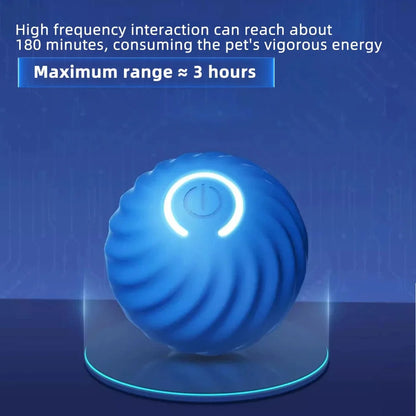 Smart Dog Toy Ball Elektronisches Interaktives Haustier Spielzeug Bewegende Kugel USB Automatisch Bewegend Springend für Welpen Geburtstagsgeschenk Katze Produkt | Brehn