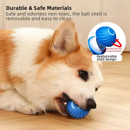 Smart Dog Toy Ball Elektronisches Interaktives Haustier Spielzeug Bewegende Kugel USB Automatisch Bewegend Springend für Welpen Geburtstagsgeschenk Katze Produkt | Brehn