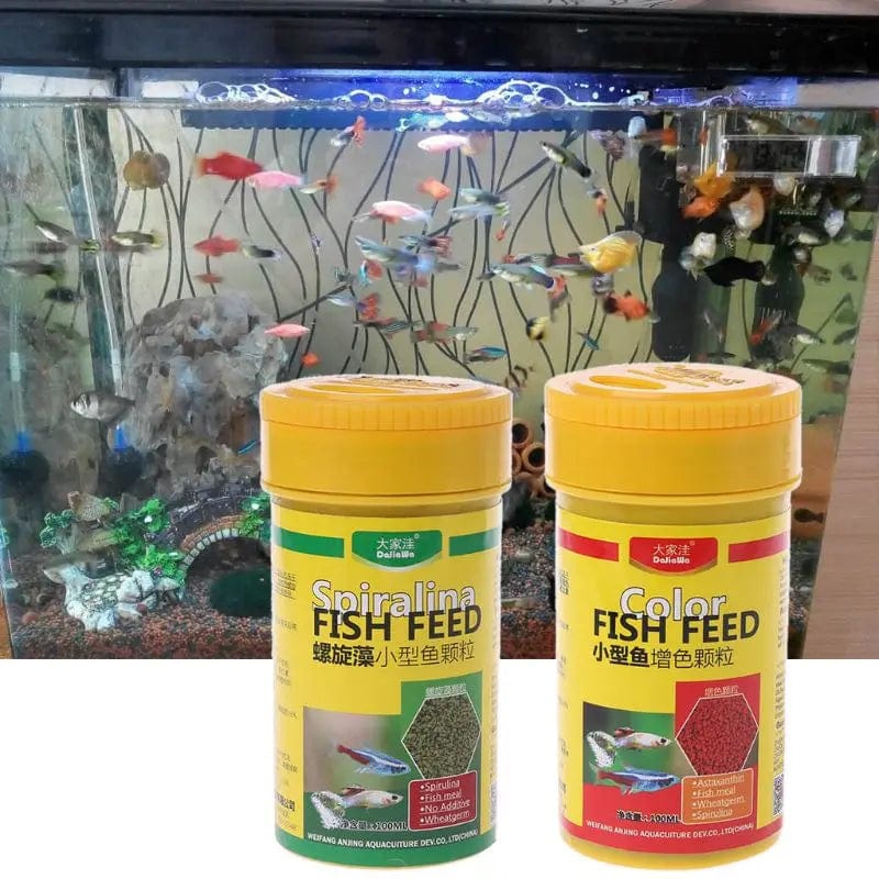 Spirulina-Futter für tropische Fische Ernährung für Aquarienfischtank farbverstärktes Futter | Brehn