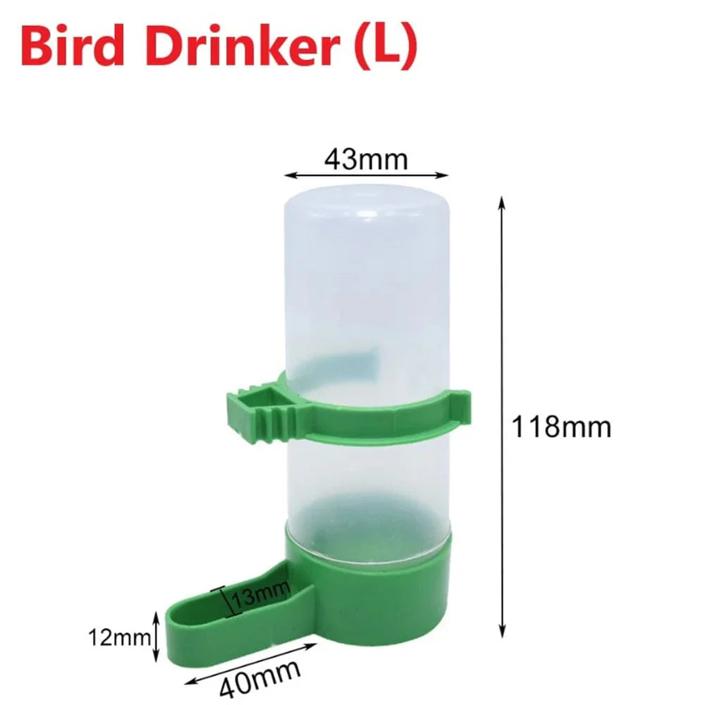 1/2/4PCS Vogeltränke Kunststoff Futter Wasser Fütterung Automatischer Trinknapf Papagei Haustier Papagei Trinkbecher Schalen Haustier Vogelbedarf | Brehn