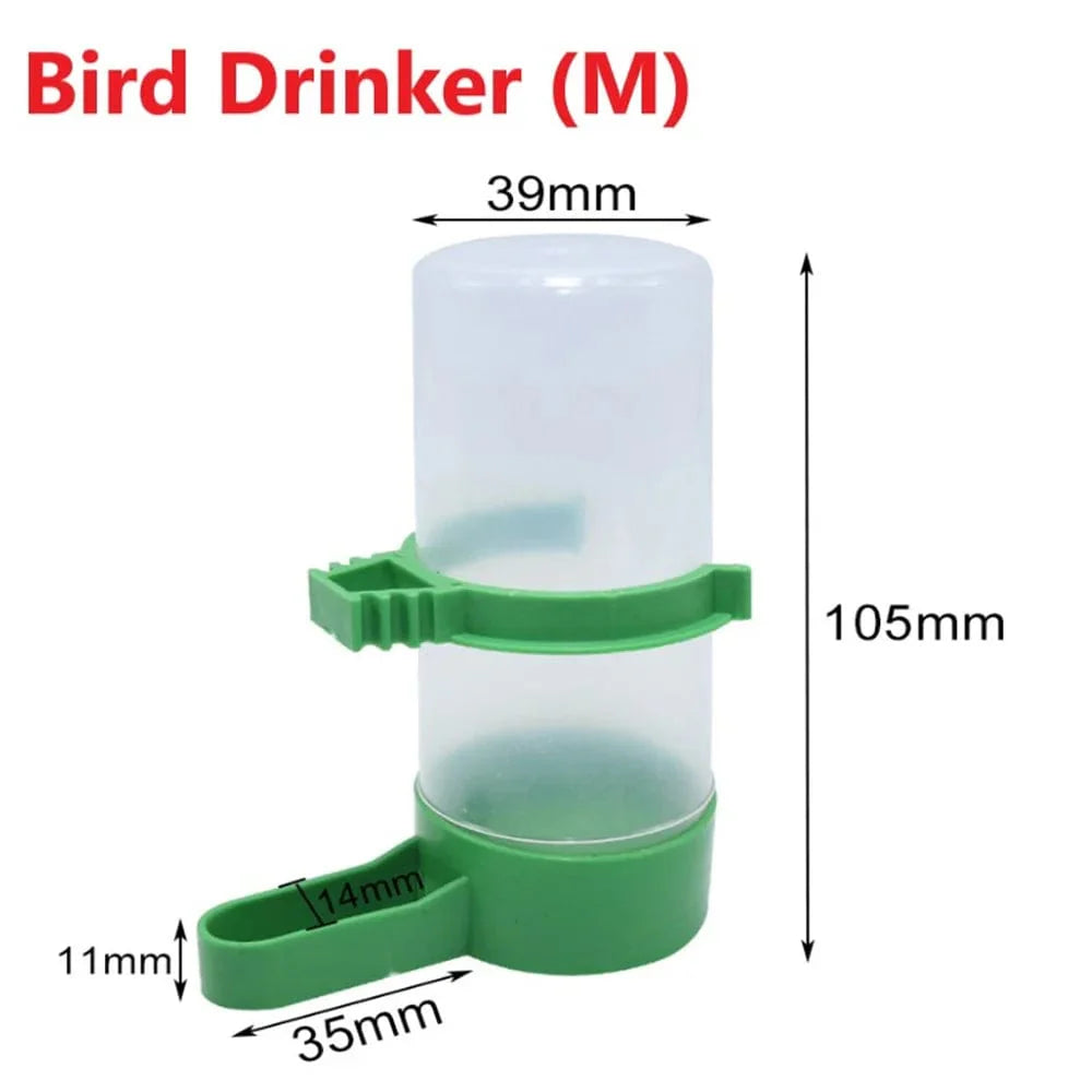 1/2/4PCS Vogeltränke Kunststoff Futter Wasser Fütterung Automatischer Trinknapf Papagei Haustier Papagei Trinkbecher Schalen Haustier Vogelbedarf | Brehn