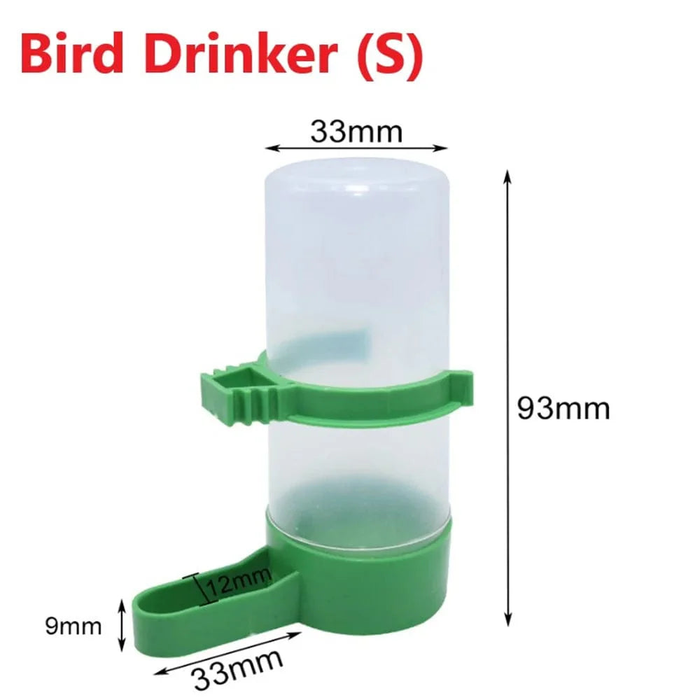 1/2/4PCS Vogeltränke Kunststoff Futter Wasser Fütterung Automatischer Trinknapf Papagei Haustier Papagei Trinkbecher Schalen Haustier Vogelbedarf | Brehn