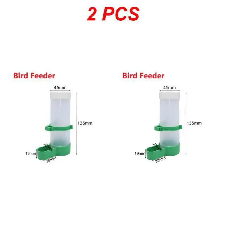 1/2/4PCS Vogeltränke Kunststoff Futter Wasser Fütterung Automatischer Trinknapf Papagei Haustier Papagei Trinkbecher Schalen Haustier Vogelbedarf | Brehn