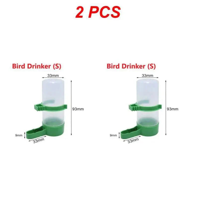 1/2/4PCS Vogeltränke Kunststoff Futter Wasser Fütterung Automatischer Trinknapf Papagei Haustier Papagei Trinkbecher Schalen Haustier Vogelbedarf | Brehn