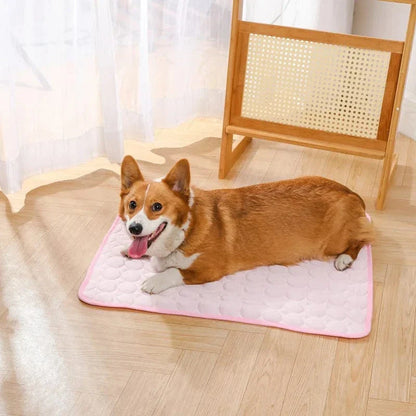 Sommer-Kühlmatte für Haustiere Gel-Eis-Pad für Hunde Katzen Atmungsaktive weiche Hundebett rutschfest für heißes Wetter Kühlpad für Haustiere | Brehn
