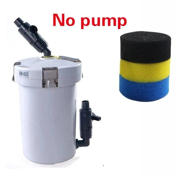SUNSUN Aquarium Filter ultra-leise externes Aquarium Filter Eimer 110V-220V / 6W / HW-602 / HW-603 / HW-602B / HW-603B | Brehn