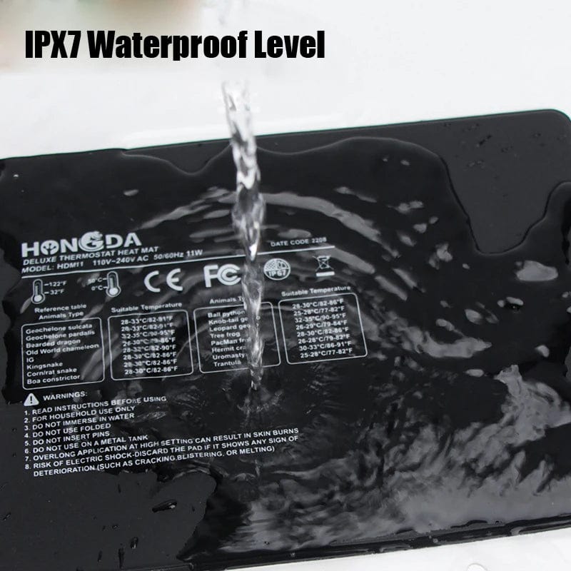 Terrarium Reptilien Eidechse Heizmatte Klettern Haustier Heizung Warme Pads Intelligente Verstellbare Temperaturregelung Matten 110v/220v | Brehn