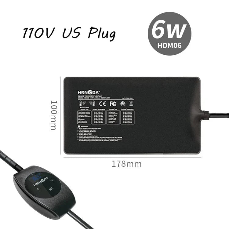 Terrarium Reptilien Eidechse Heizmatte Klettern Haustier Heizung Warme Pads Intelligente Verstellbare Temperaturregelung Matten 110v/220v | Brehn