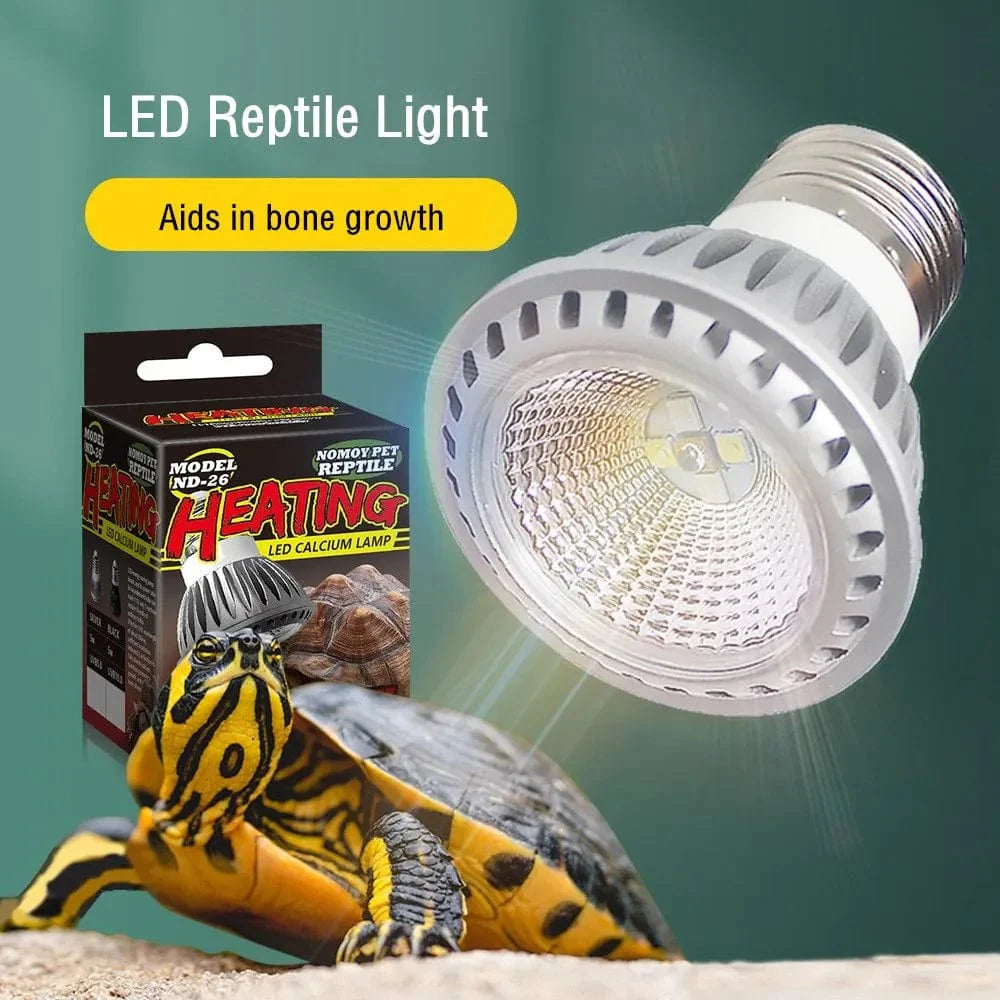 UVA + UVB LED Reptilienlicht Schildkröte Sonnenbadeplattform Vollspektrum Sonnenlampe Sonnenbaden Wärme lampe für Echsen Reptilien und Amphibien | Brehn