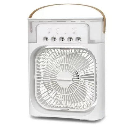 Planet Gates Portable Humidifier Fan AIr Conditioner Household Small Air Cooler Hydrocooling Portable Air Adjustment For Office 3 Speed Fan