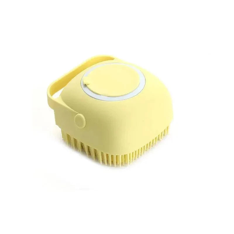 Haustier-Badebürste Weiche Silikon-Massager Duschgel Badebürste Reinigungswerkzeuge Kamm Hund Katze Reinigung Pflegeprodukte | Brehn