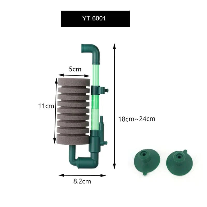 Neuer Bio-Schaumfilter für Aquarium Fischtank Garnelen Teich Luftpumpe Biochemische Filtration Geräuschloser Schaumstoff Aquarium Zubehör | Brehn