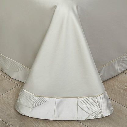 Platin Luxus Bettbezug Set – 1000 TC Baumwolle mit Seidigem Satin-Finish | Brehn