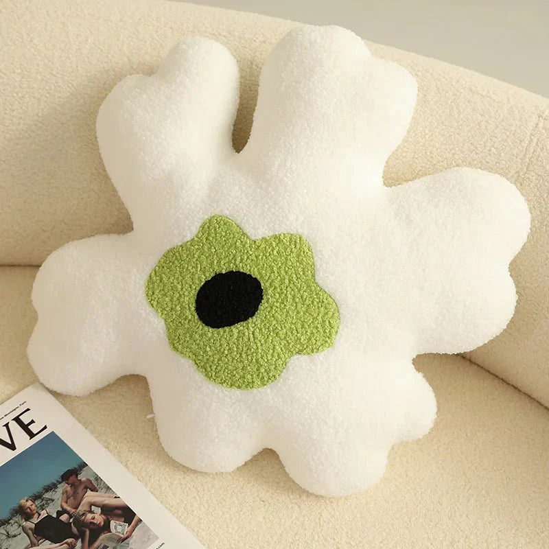 Plüsch abstrakte Blumenform Kissen aus weichem Baumwollmaterial | Brehn