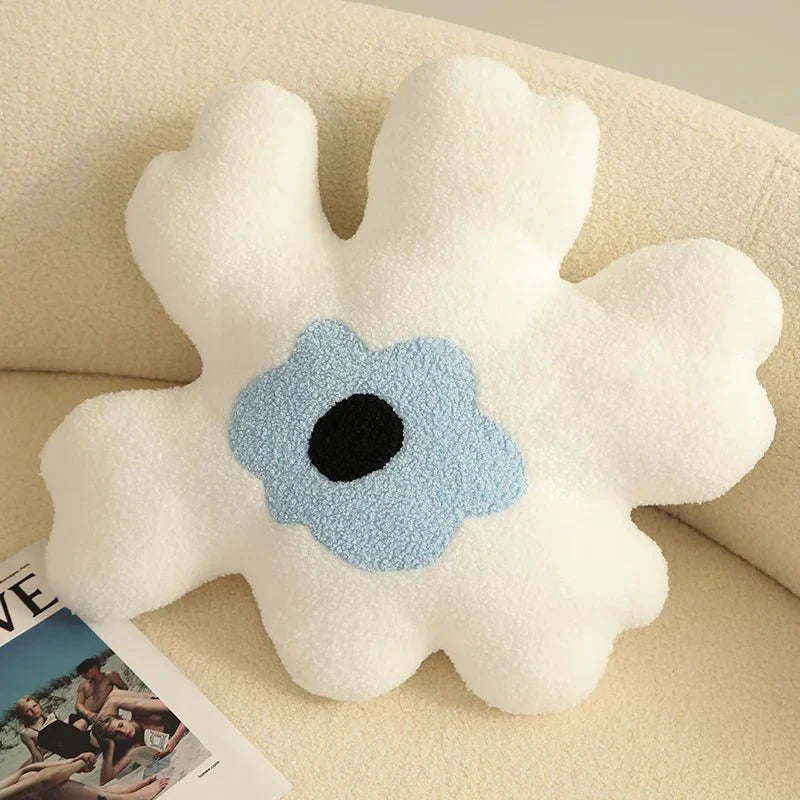 Plüsch abstrakte Blumenform Kissen aus weichem Baumwollmaterial | Brehn