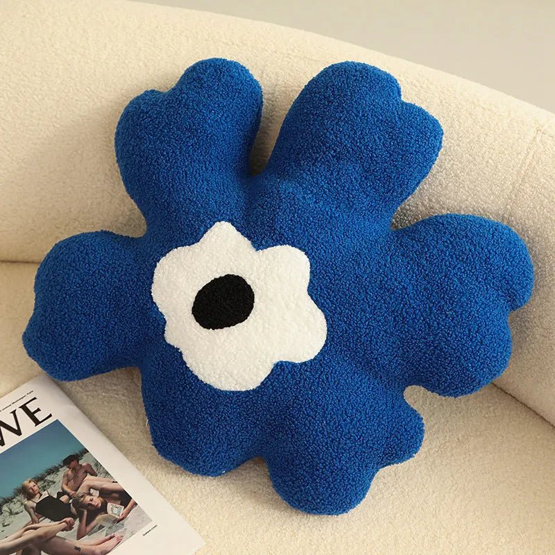 Plüsch abstrakte Blumenform Kissen aus weichem Baumwollmaterial | Brehn