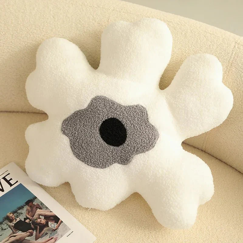 Plüsch abstrakte Blumenform Kissen aus weichem Baumwollmaterial | Brehn