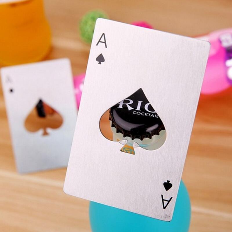 Poker-Karten Pik Bierflaschenöffner | Brehn