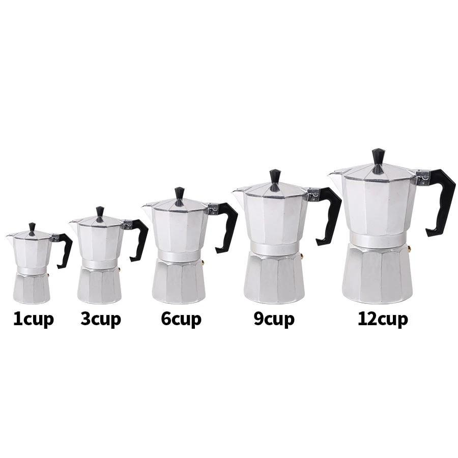 Tragbare Home Moka Pot Aluminium mit Pulver-Perkolator | Brehn