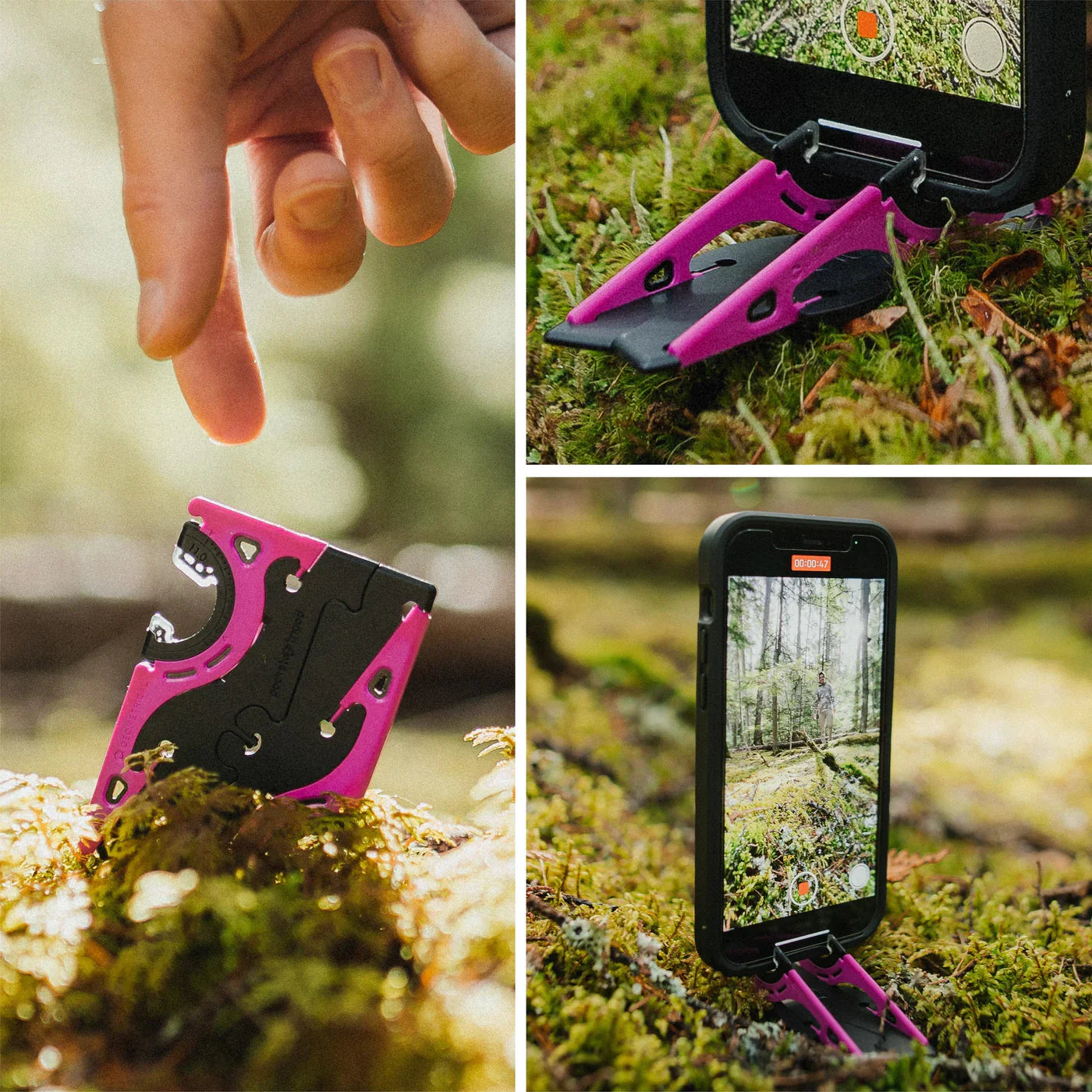 Tragbarer Handyständer für perfekte Fotos - SnapFold