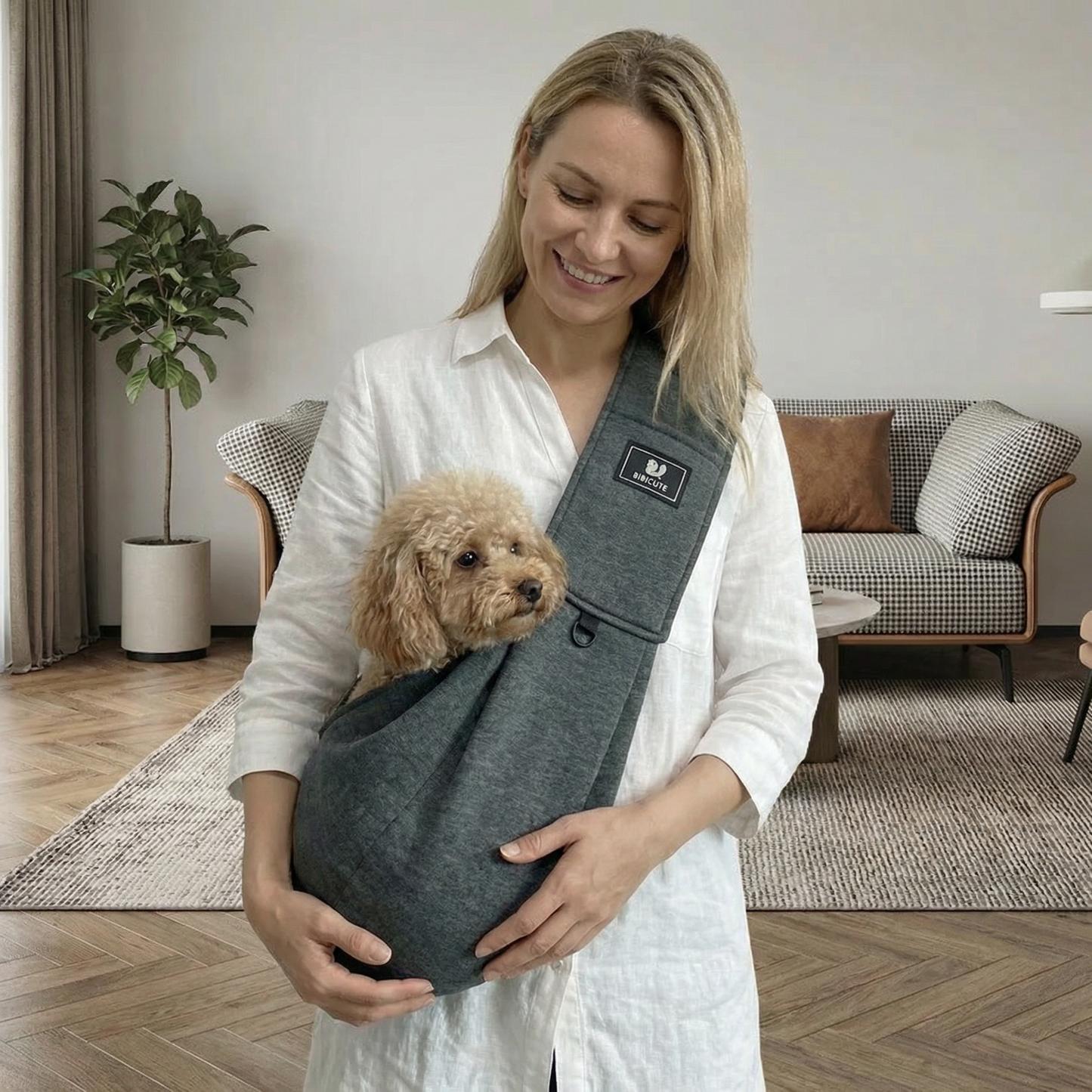 Tragbarer Hundeschulter-Rucksack – Atmungsaktiv, Wasserabweisend & Sicher Brehn