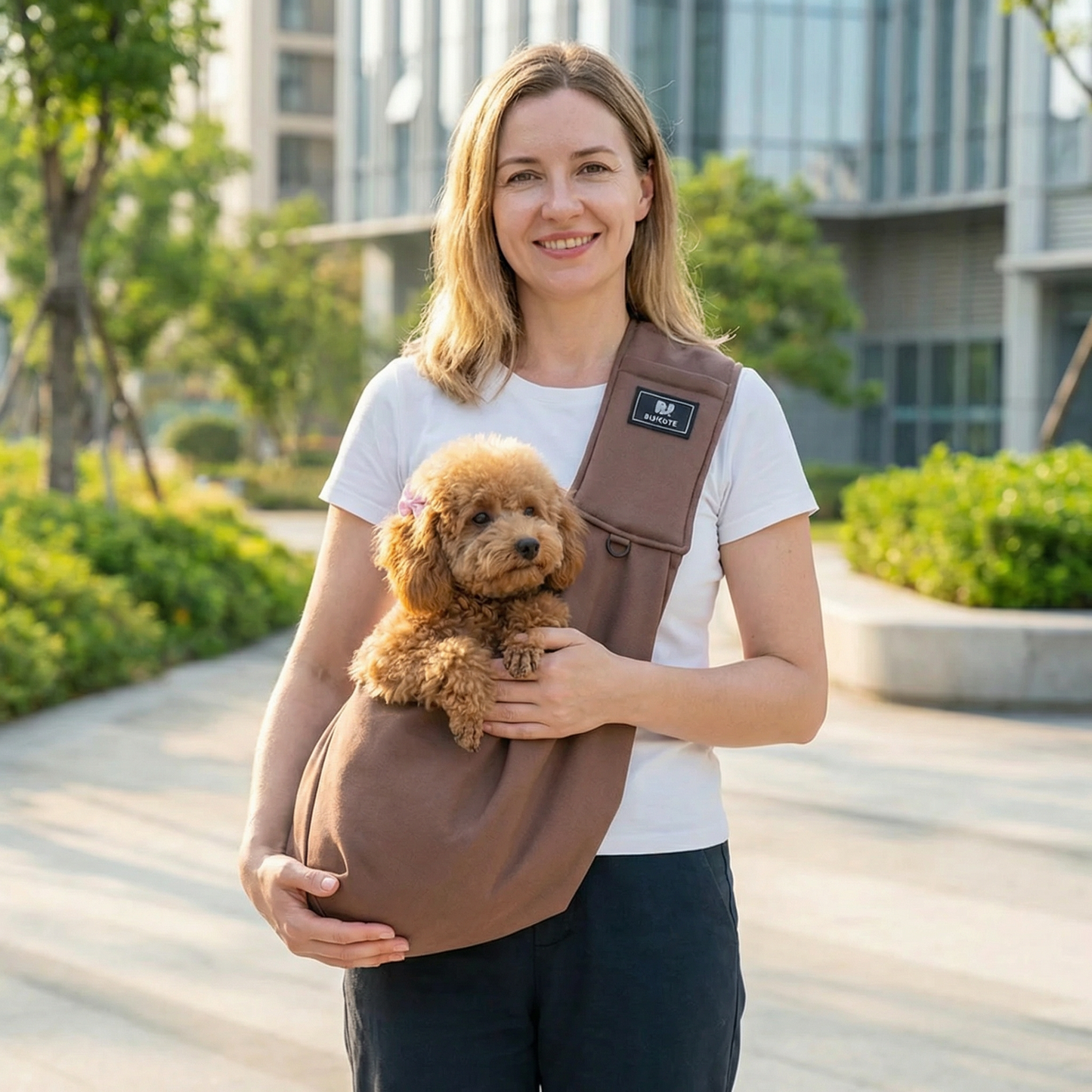 Tragbarer Hundeschulter-Rucksack – Atmungsaktiv, Wasserabweisend & Sicher Brehn