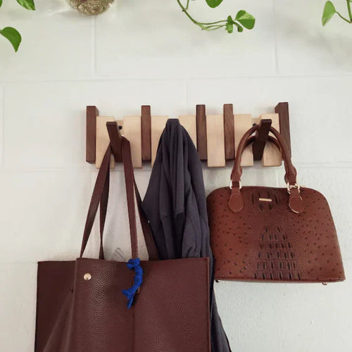 Brehn | Accroche-Mélodie - Wandgarderobe Japandi - Elegante Aufbewahrung