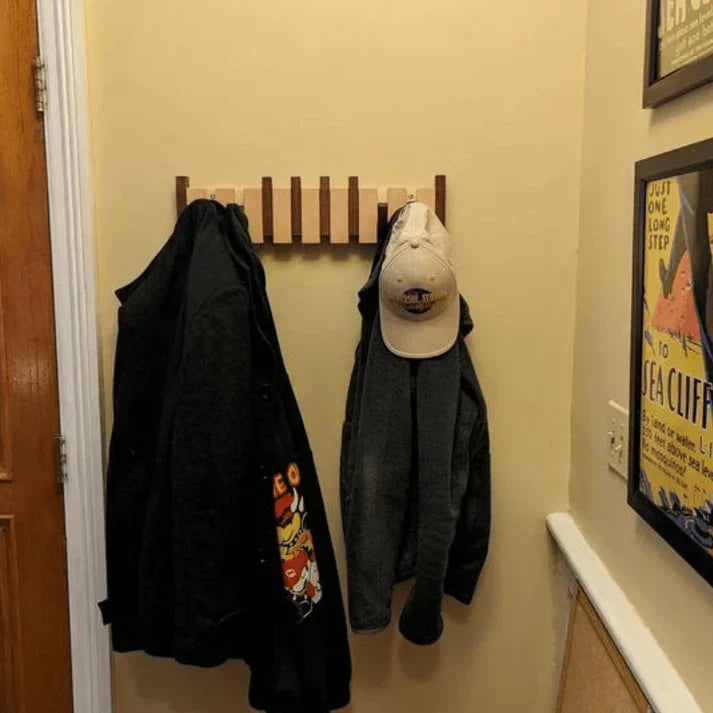 Brehn | Accroche-Mélodie - Wandgarderobe Japandi - Elegante Aufbewahrung