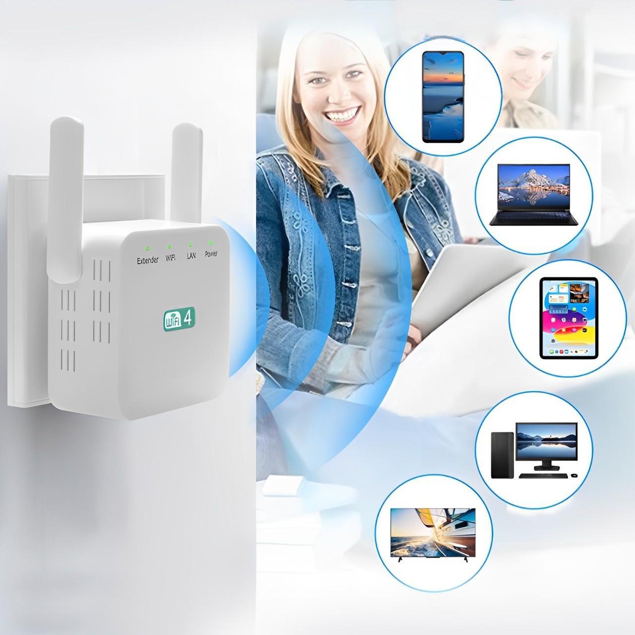 Brehn | Leistungsstarker Langstrecken-WiFi-Repeater