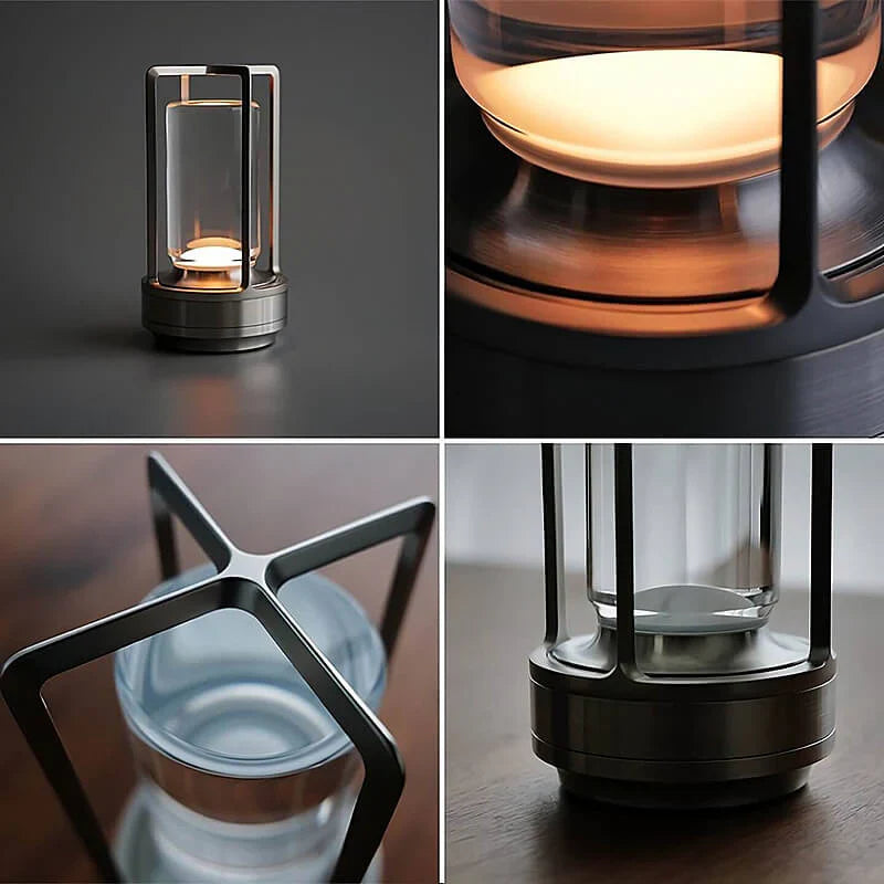 Wasserdichte und tragbare Kristall-Tischlampe - AuroraGlow | Brehn