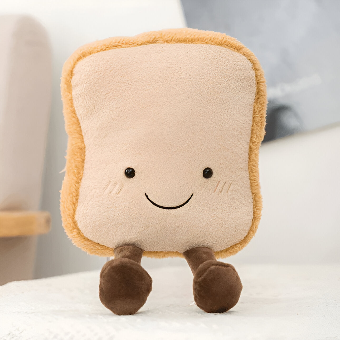 Plüschbrezel – Weiches Kuschelkissen im Frühstücksdesign