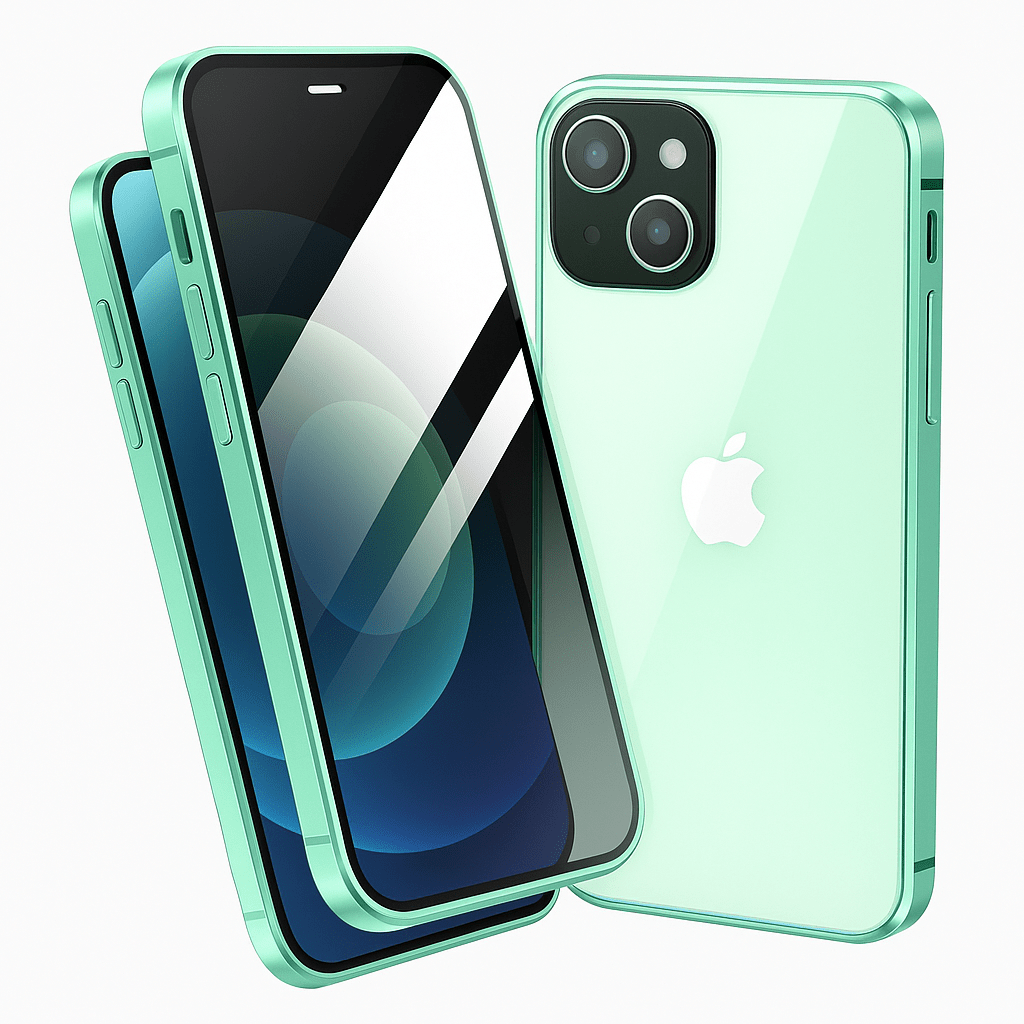 PRIVASHIELD – Magnetische Sichtschutzhülle mit Displayschutzfolie für iPhone