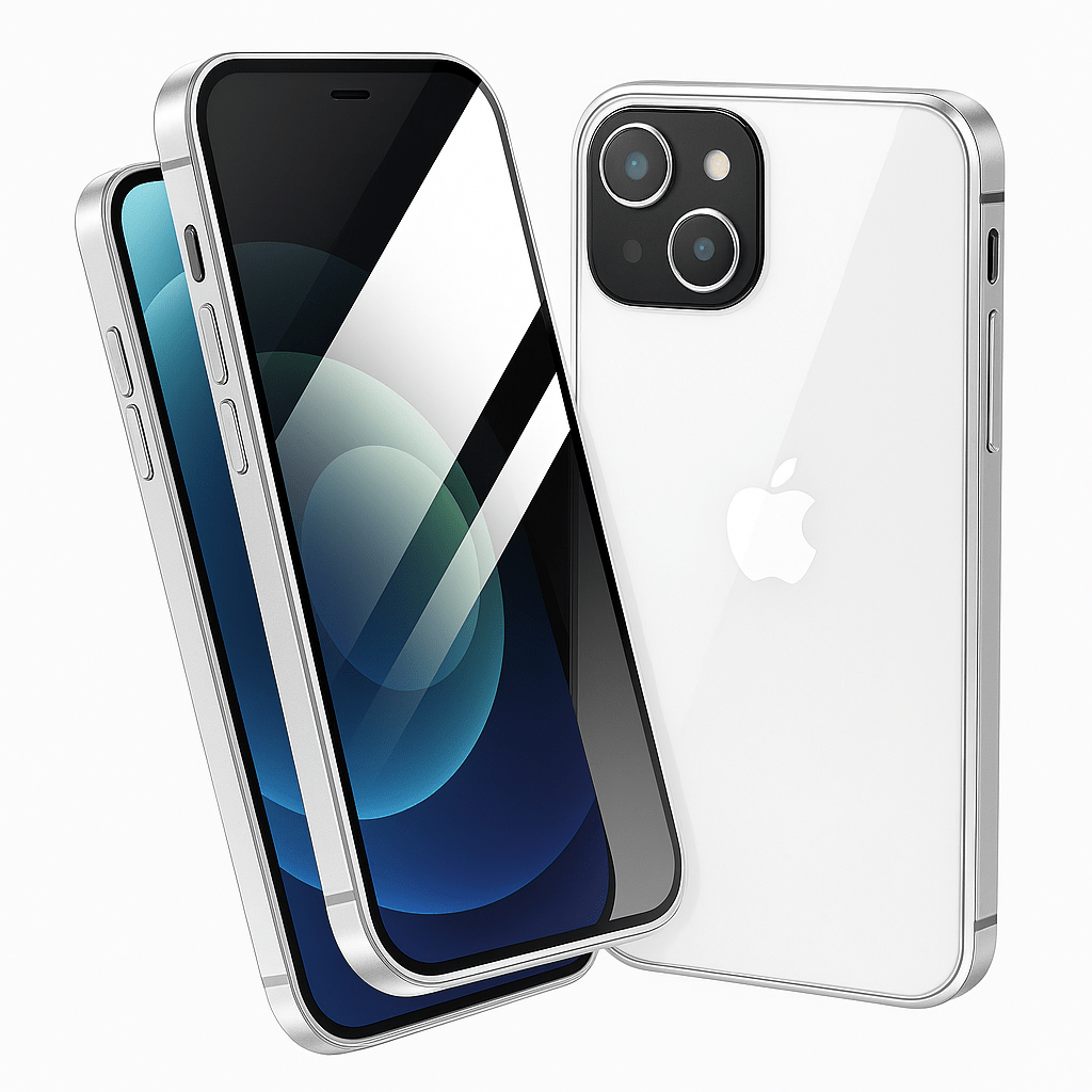 PRIVASHIELD – Magnetische Sichtschutzhülle mit Displayschutzfolie für iPhone