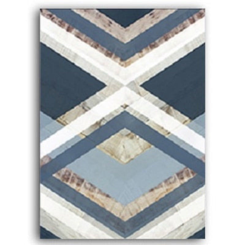 Geometric POP-Dreieck - Leinwand Wandkunst Gemälde