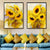 Moderne Sonnenblume Wandkunst Blumen - Leinwand Wandkunst Gemälde
