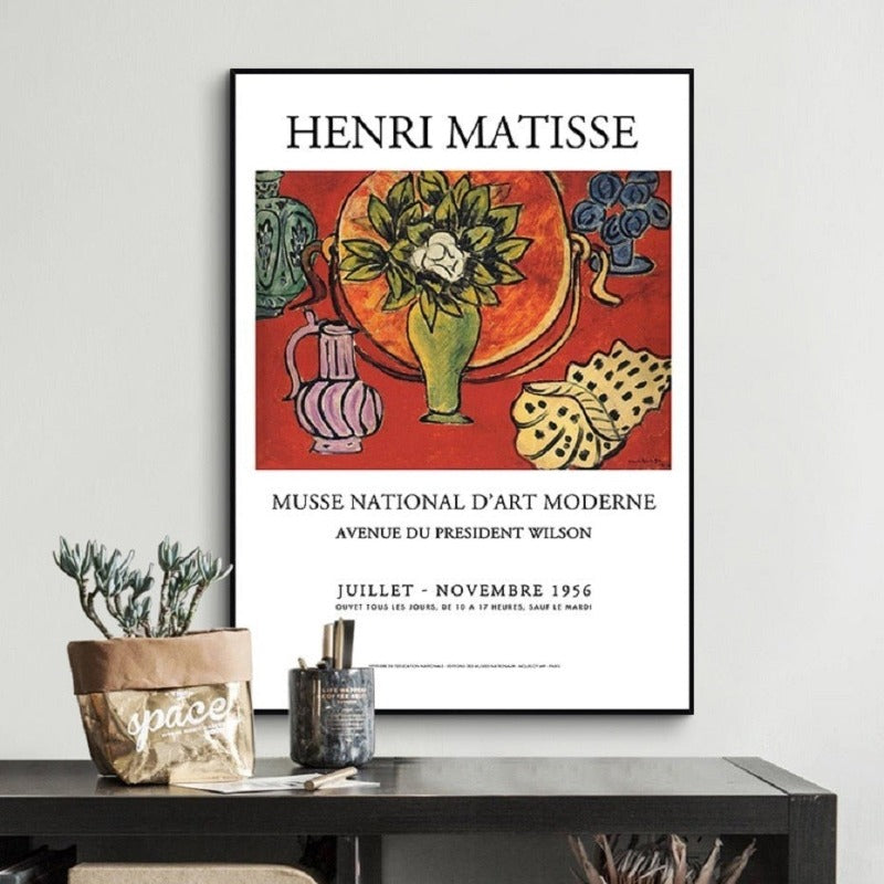 Vintage Abstrakt Matisse Retro Linie Figur Europa Öl