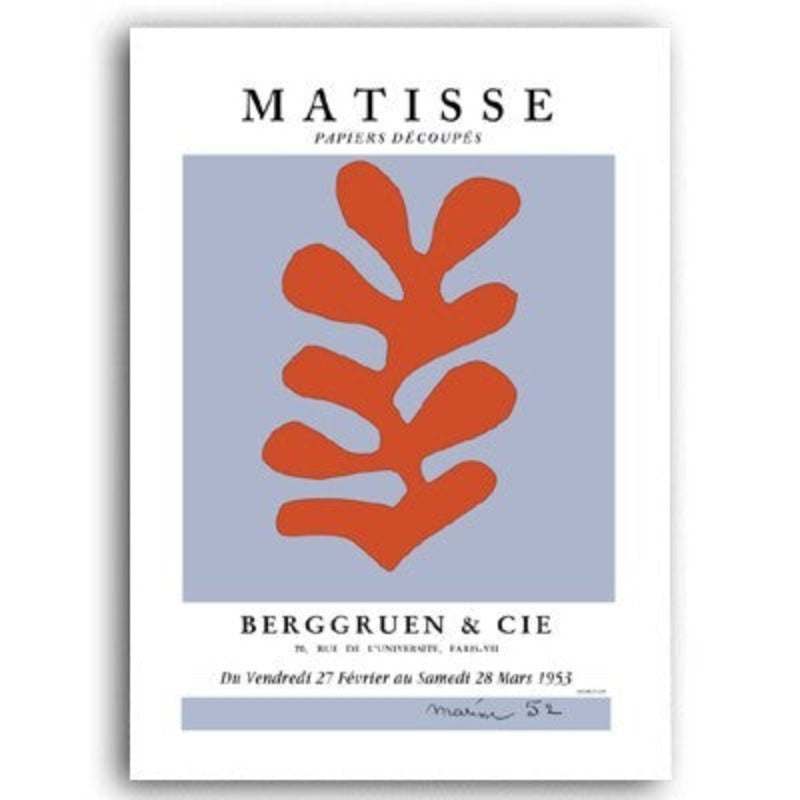 Vintage Abstrakt Matisse Retro Linie Figur Europa Öl