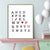 Ich liebe dich ABC Alphabet Kinderzimmer Dekor Wandkunst DIY - Leinwand Wandkunst Malerei