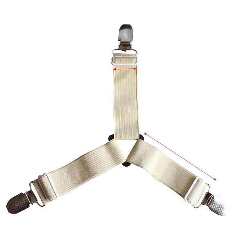 HoldTight - 4 Stück elastische Bettlakenspanner | Brehn