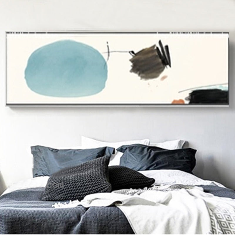 Abstracte Pinselstriche - Leinwand Wandkunst Gemälde